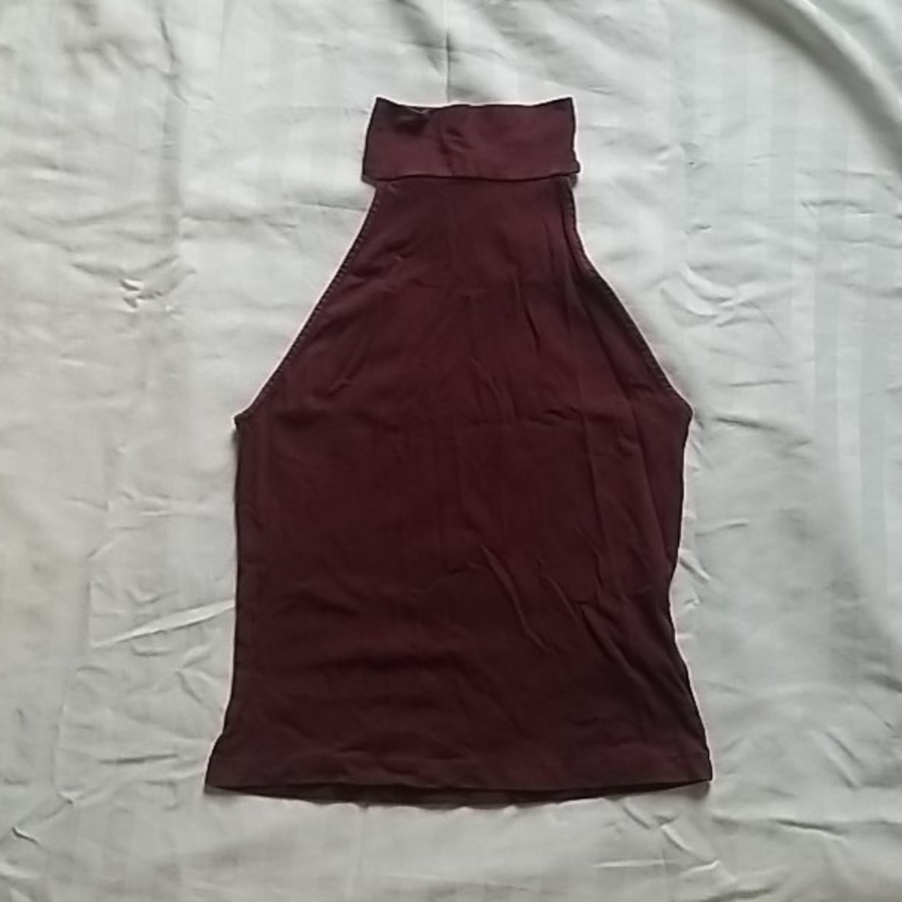 sleeveless turtleneck